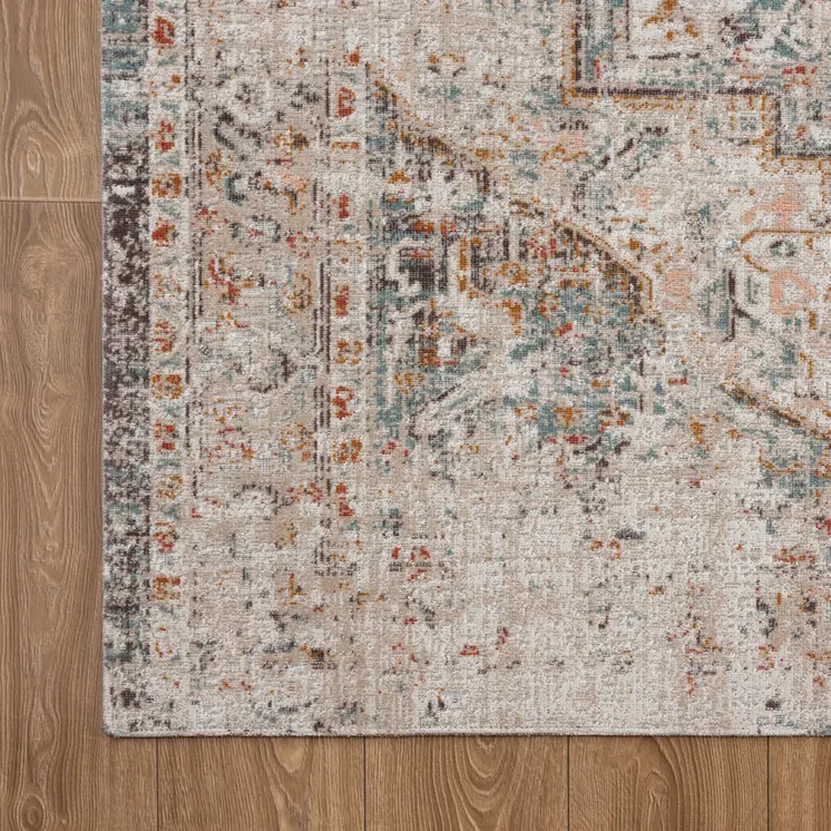 8' X 10' Beige Indoor Outdoor Area Rug