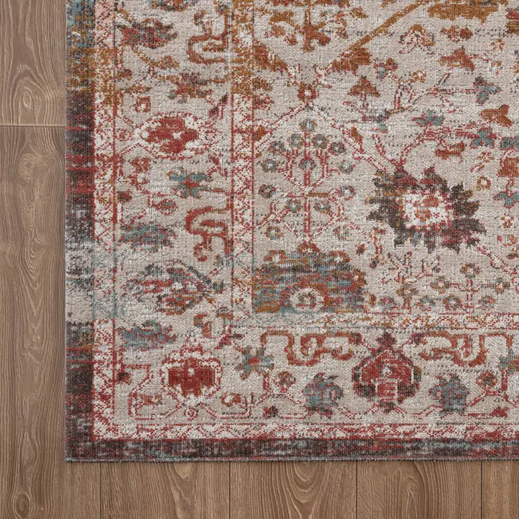 8' X 10' Beige Indoor Outdoor Area Rug