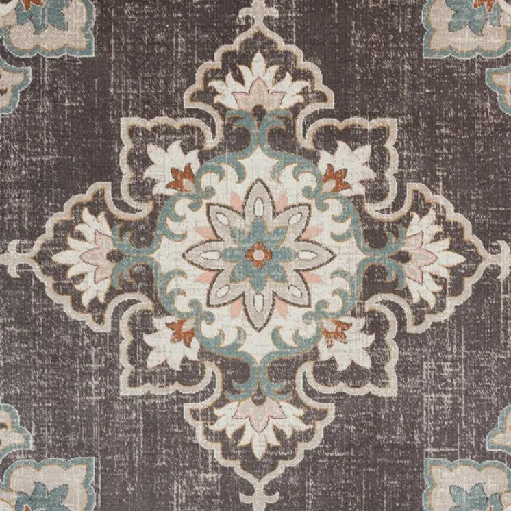 8' X 10' Brown Indoor Outdoor Area Rug