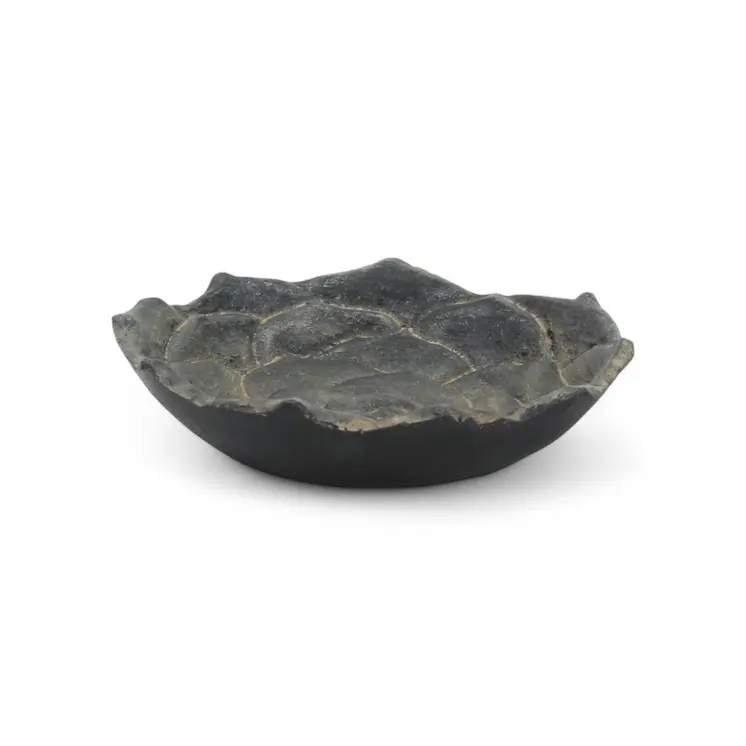 5" Black Novelty Metal Handmade Tray