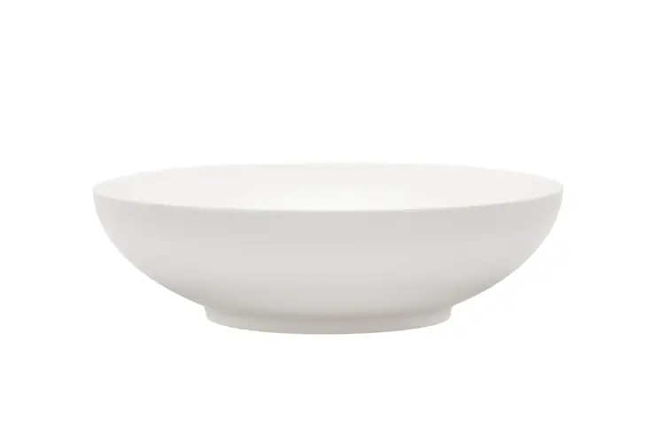 White Six Piece Porcelain Service For Six Bowl Set