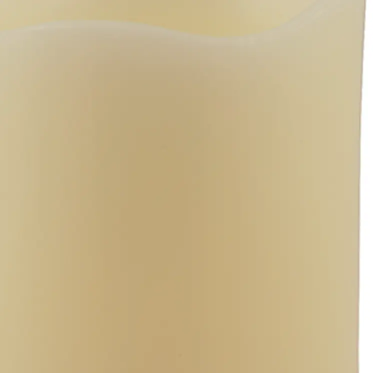 6" Ivory Flameless Pillar Candle