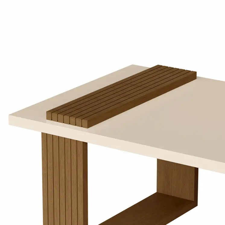 32" Off White Coffee Table