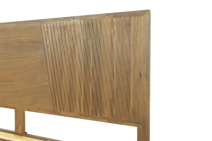 Natural Wood Queen Bed Frame