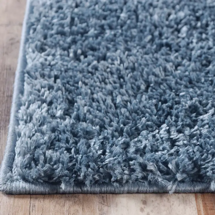 8' X 10' Blue Shag Area Rug