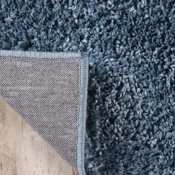 8' X 10' Blue Shag Area Rug