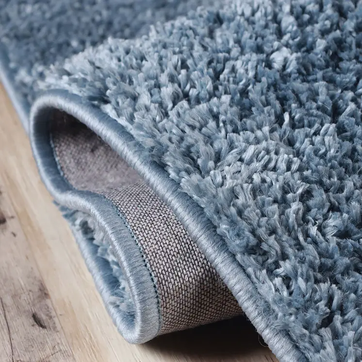 8' X 10' Blue Shag Area Rug