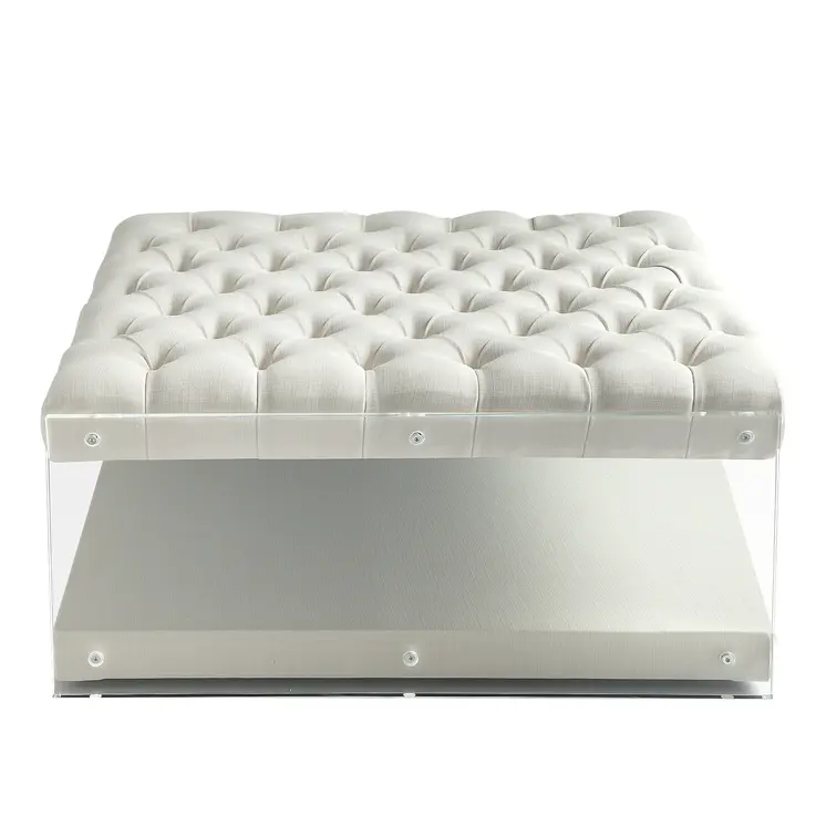 36" White Linen Storage