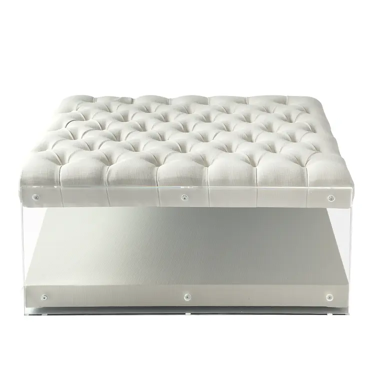 36" White Linen Storage