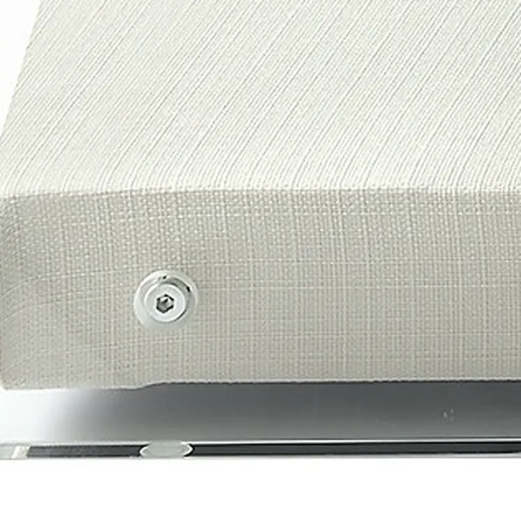 36" White Linen Storage