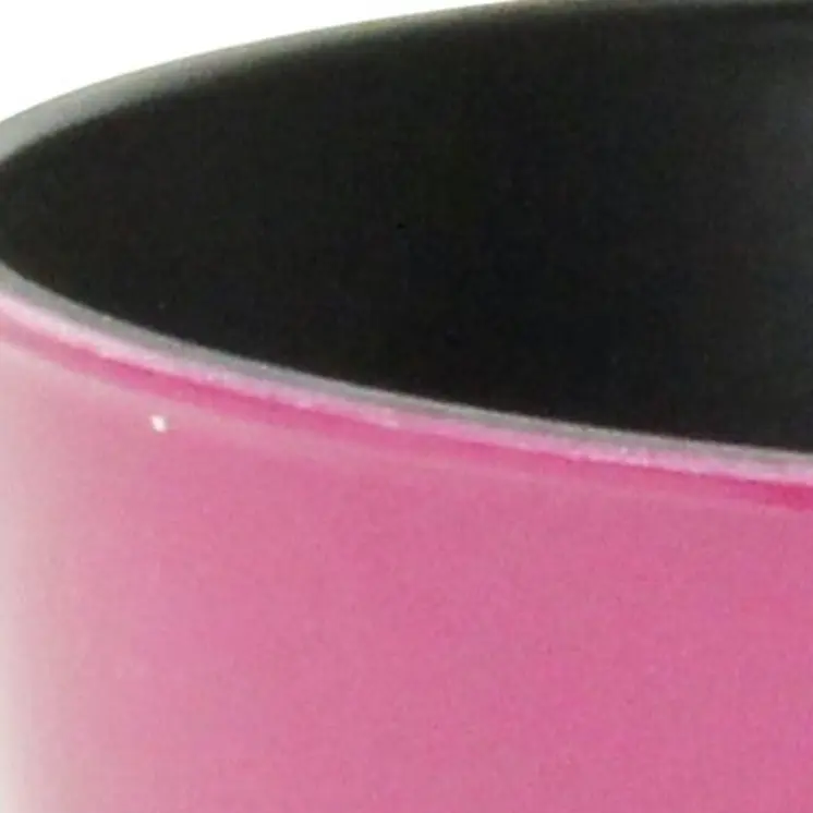 7" Hot Pink Recycled Plastic Indoor Outdoor Round Pot Planter