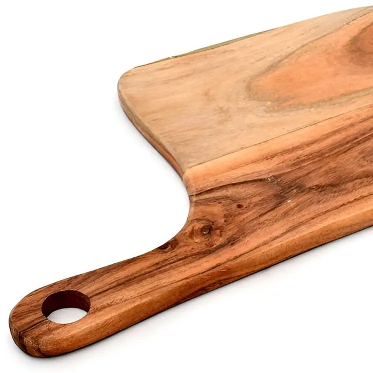Brown 10" Free Form Solid Wood Cutting Board