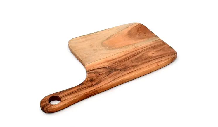 Brown 10" Free Form Solid Wood Cutting Board