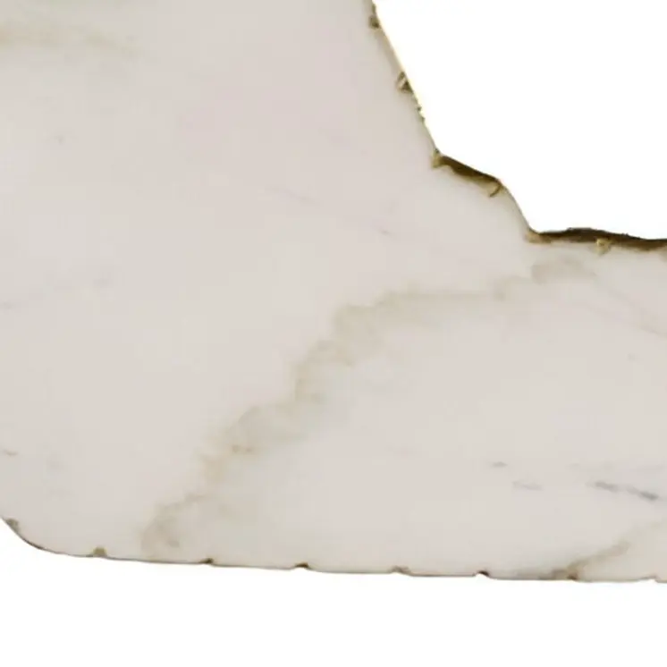 12" White And Gold Marble Kentucky Cheese Board