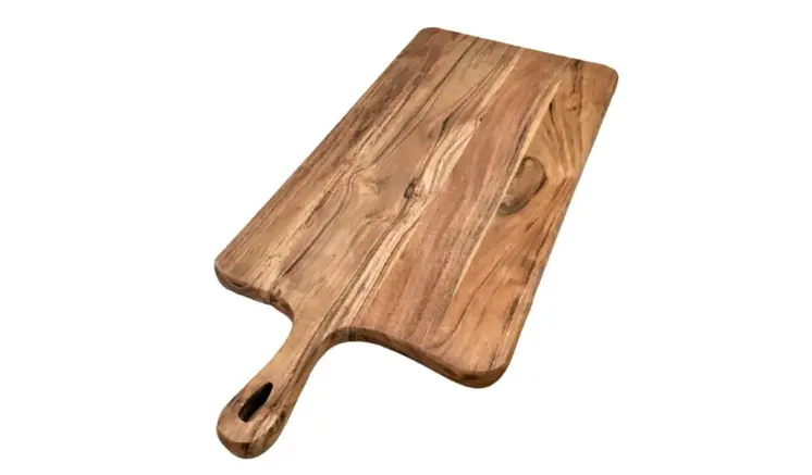 28" Rectangle Solid Wood Cutting Board