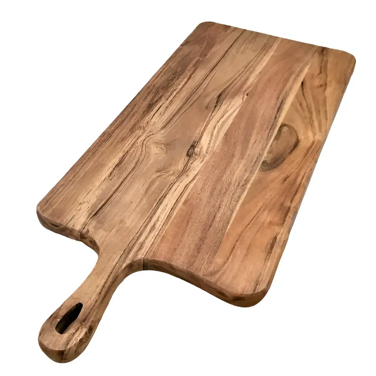 28" Rectangle Solid Wood Cutting Board