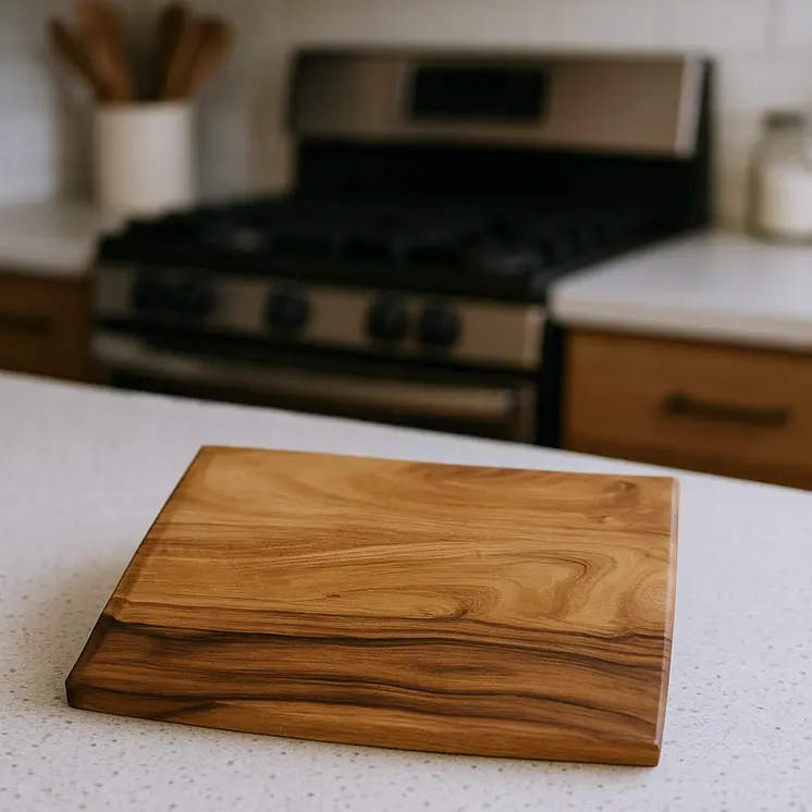 13" Brown Solid Wood Colorado Cheese Board