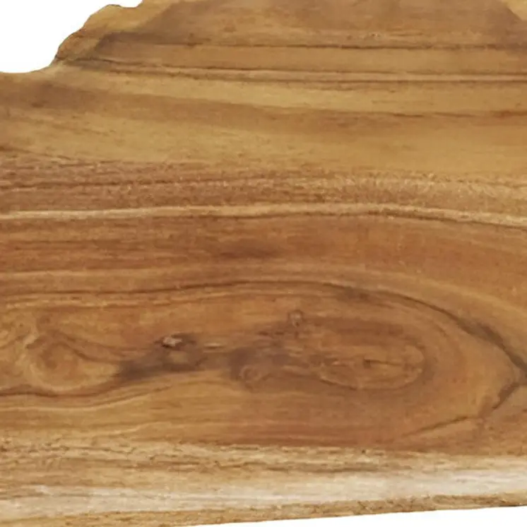 15" Brown Solid Wood Mississippi Cheese Board