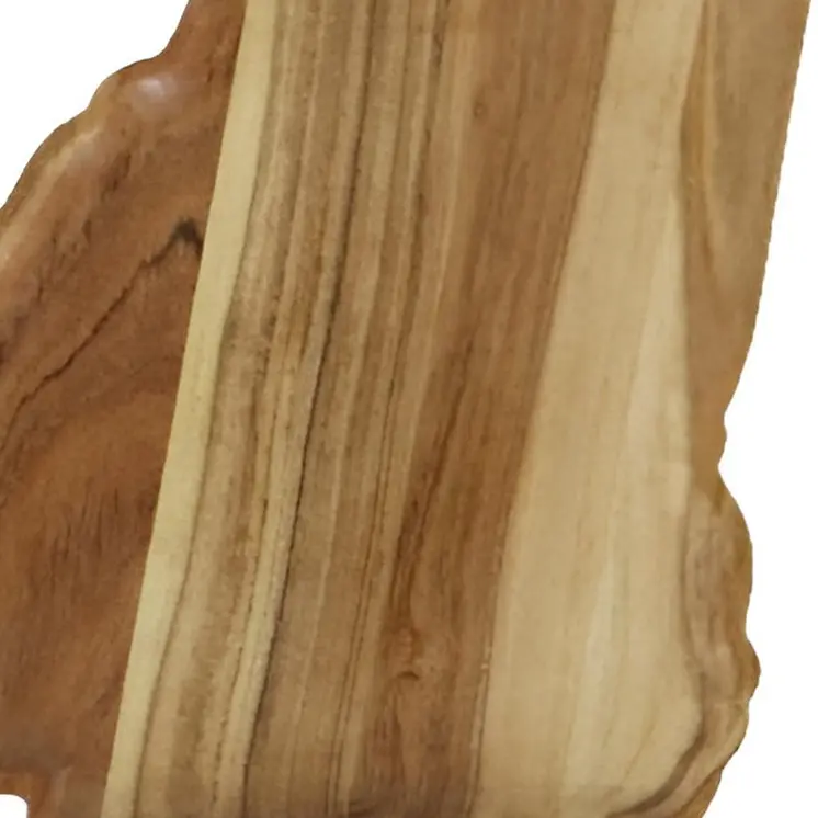 13" Brown Solid Wood Georgia Cheese Board