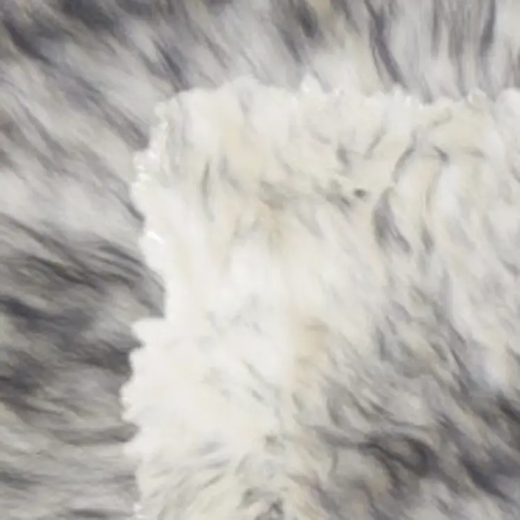 Set Of Four 17" X 17" Gradient Grey Wool Chair Pads
