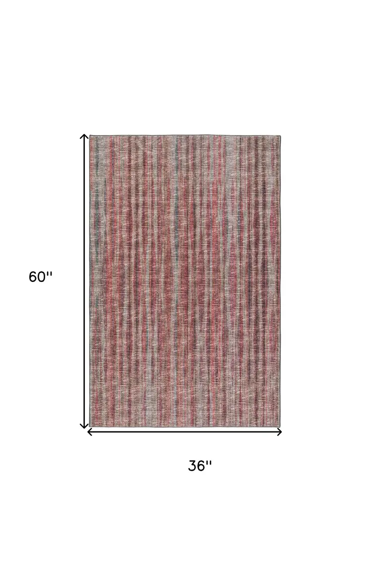 3' X 5' Pink Ombre Tufted Handmade Area Rug