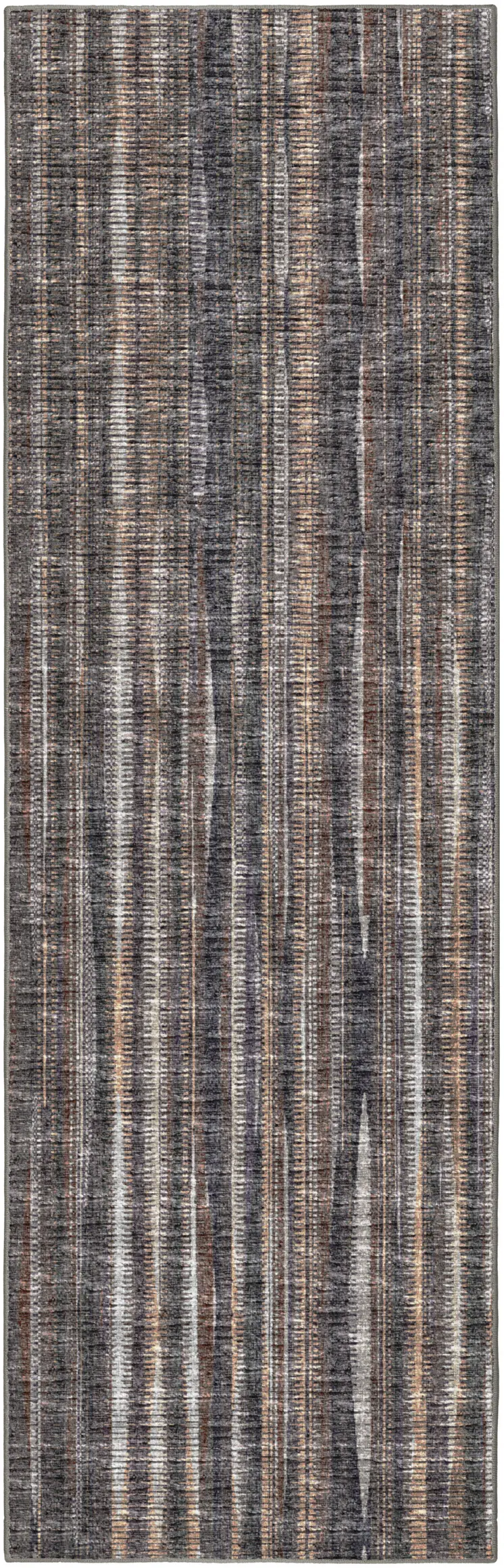 3' X 8' Brown Ombre Tufted Handmade Runner Rug