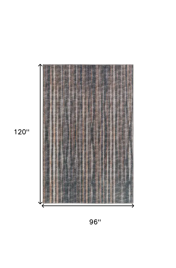 8' X 10' Brown Ombre Tufted Handmade Area Rug