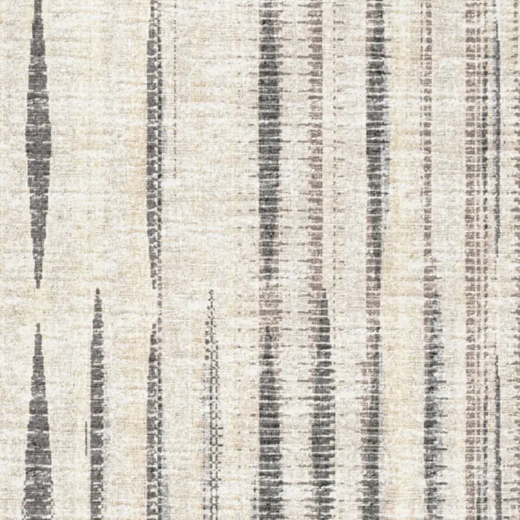 3' X 10' Ivory Ombre Tufted Runner Rug
