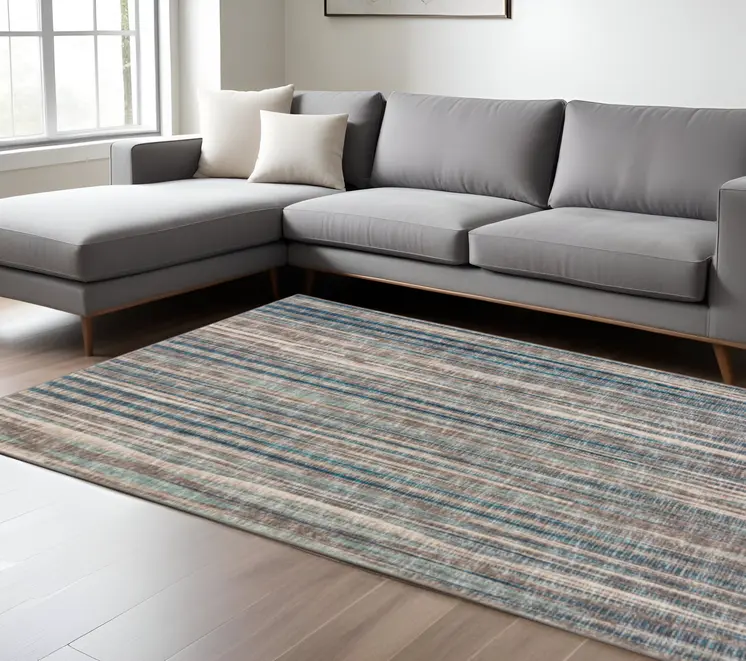 9' X 12' Brown Ombre Tufted Handmade Area Rug