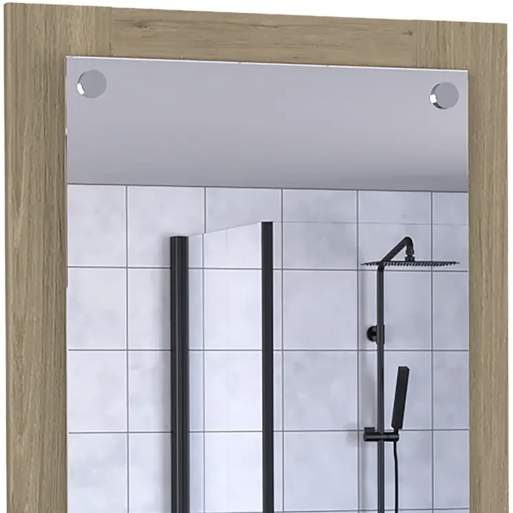 28" Wood Framed Bathroom Vanity Mirror