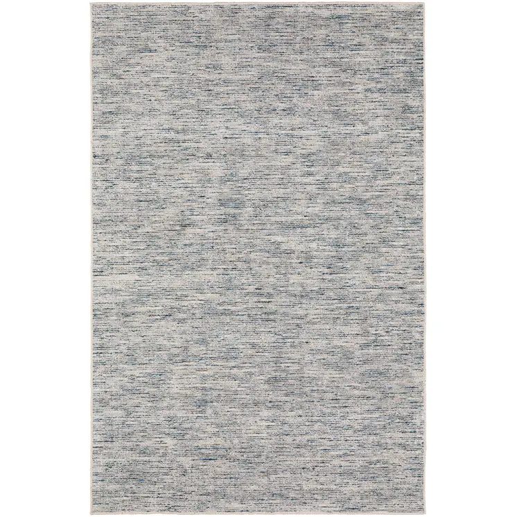 5' X 8' Blue Wool Hand Loomed Handmade Area Rug