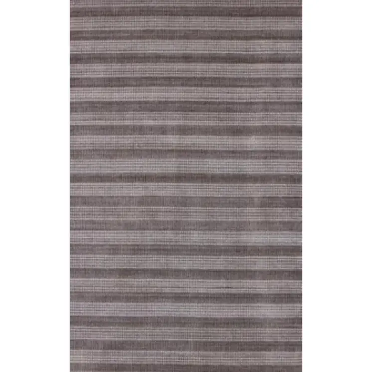 8' X 10' Rust And White Hand Loomed Area Rug