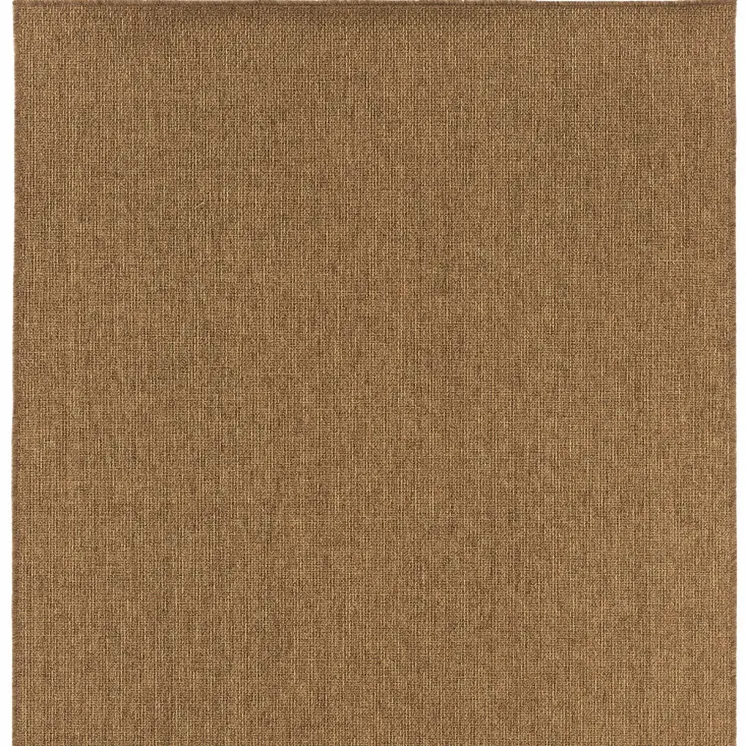 Tan Stain Resistant Indoor Outdoor Area Rug