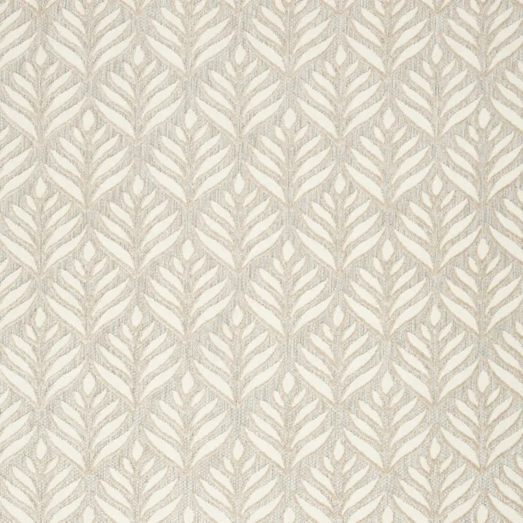6' X 9' Ivory And Grey Floral Stain Resistant Non Skid Area Rug