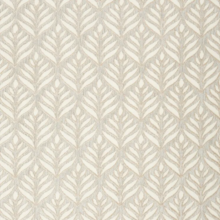 4' X 6' Ivory And Grey Floral Stain Resistant Non Skid Area Rug