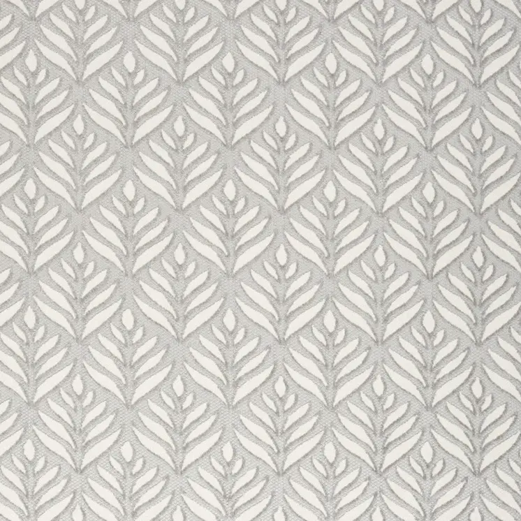 4' X 6' Grey Floral Stain Resistant Non Skid Area Rug