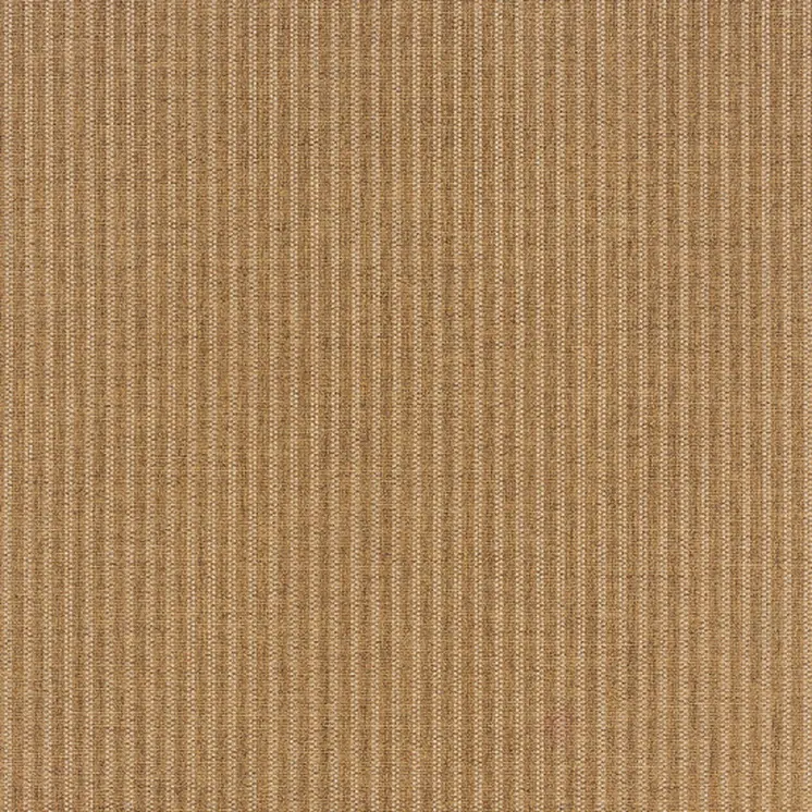 5' X 8' Tan Striped Stain Resistant Indoor Outdoor Area Rug