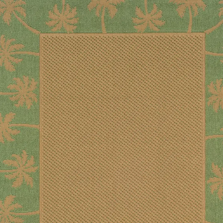 4' X 6' Beige Stain Resistant Indoor Outdoor Area Rug