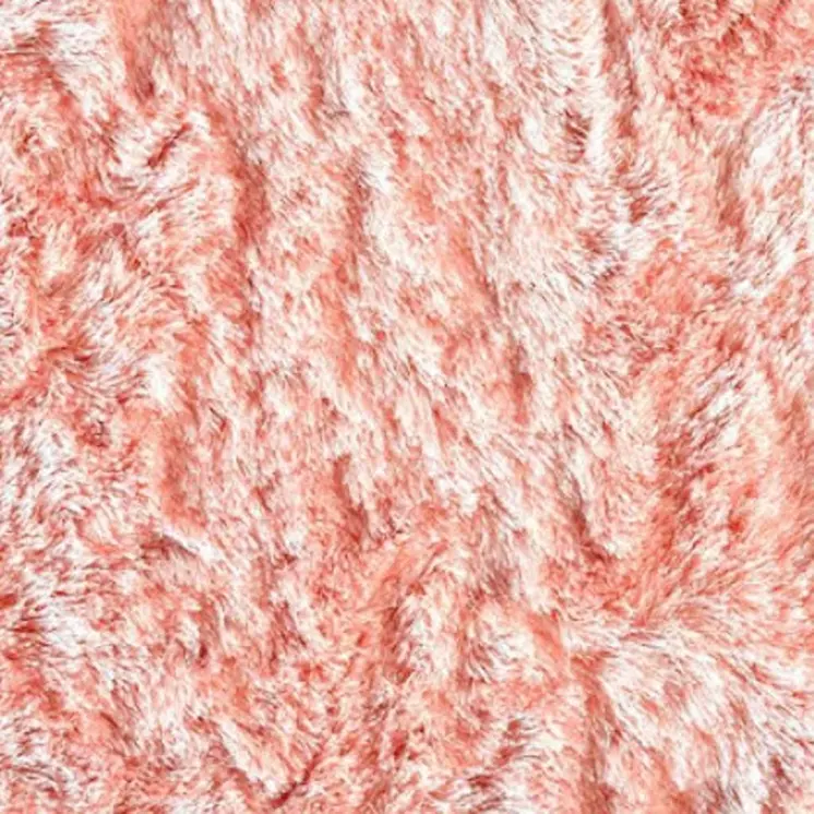 2' X 3' Pink Shag Tufted Handmade Area Rug