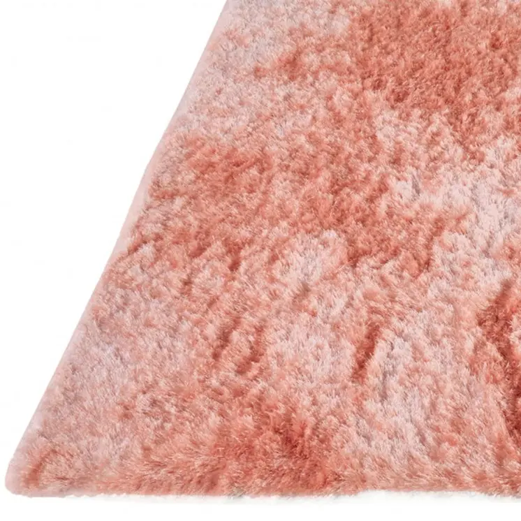 4' X 6' Pink Shag Tufted Handmade Area Rug