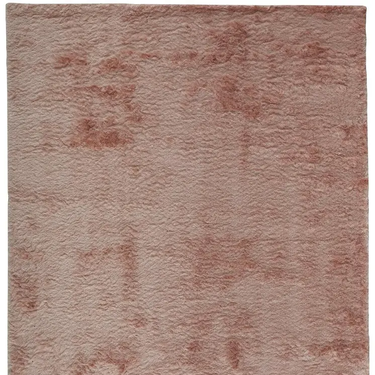 5' X 8' Pink Shag Tufted Handmade Area Rug