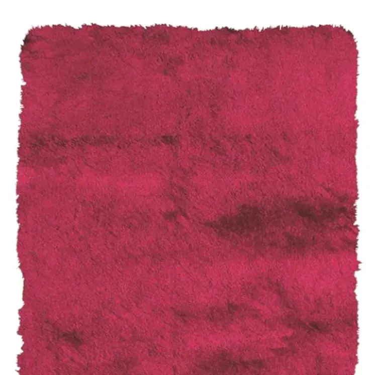 6' Merlot Shag Hand Tufted Runner Rug