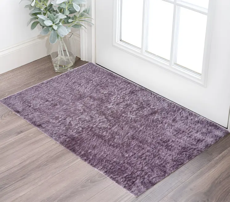 2' X 3' Purple Shag Tufted Handmade Area Rug