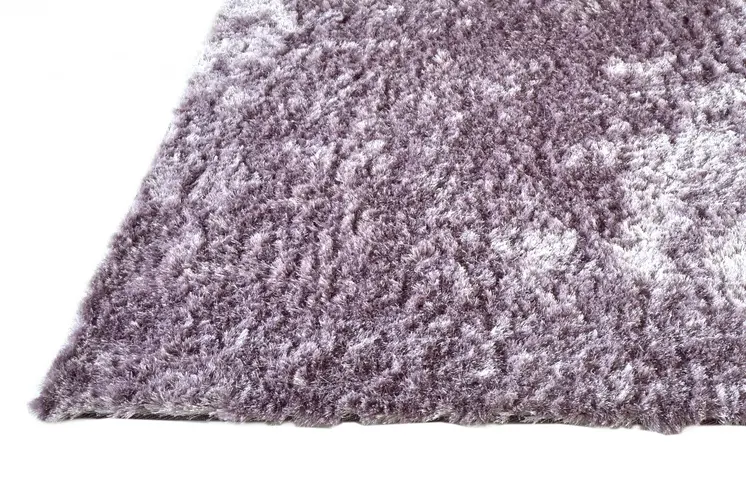 2' X 3' Purple Shag Tufted Handmade Area Rug