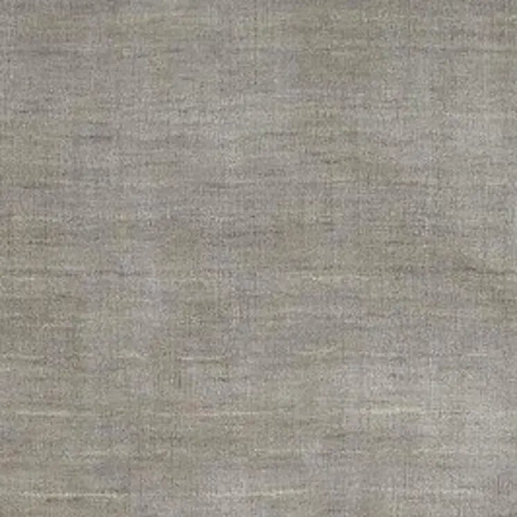 8' Gray And Ivory Shag Hand Woven Runner Rug