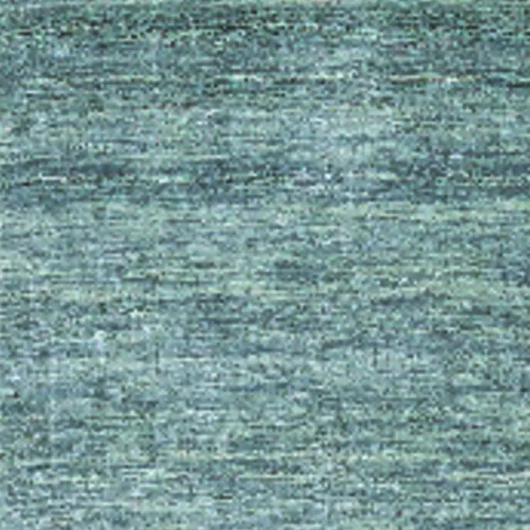 8' Gray And Blue Hand Woven Runner Rug