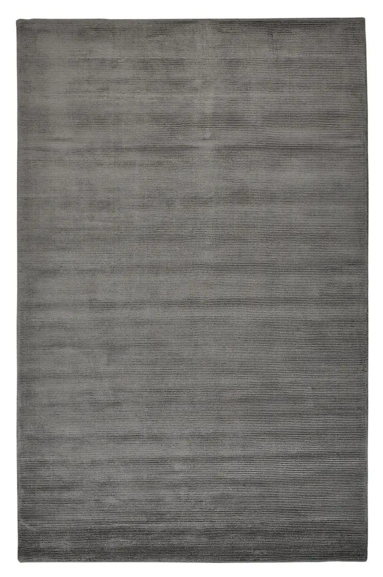2' X 3' Gray And Black Hand Woven Area Rug