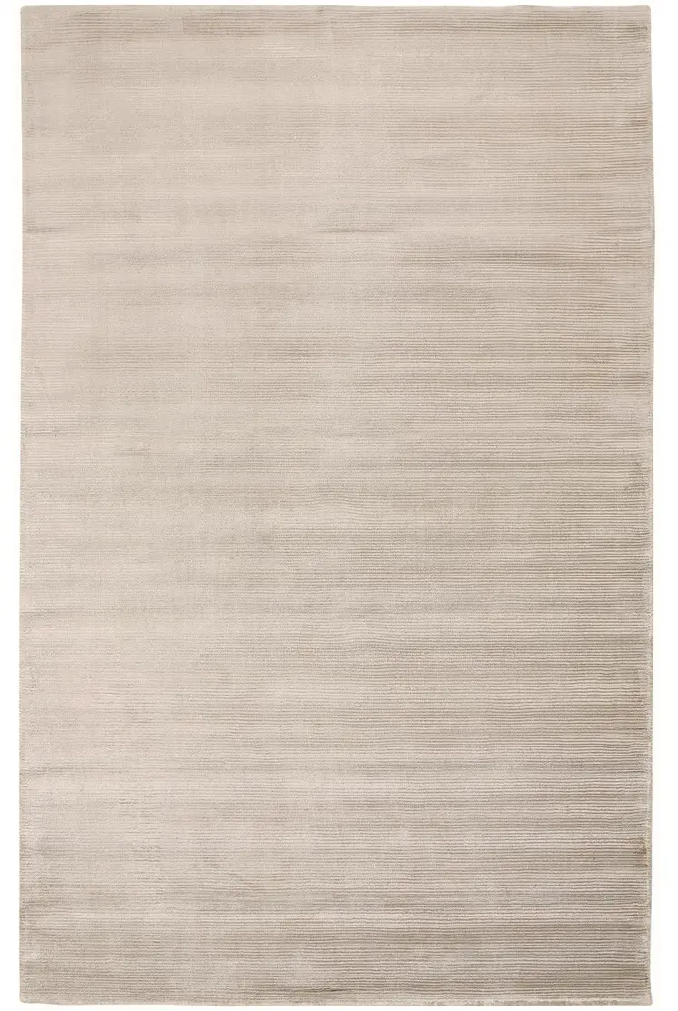 4' X 6' Ivory And Taupe Hand Woven Distressed Area Rug