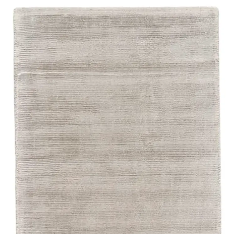 10' Ivory and Tan Hand Woven Runner Rug