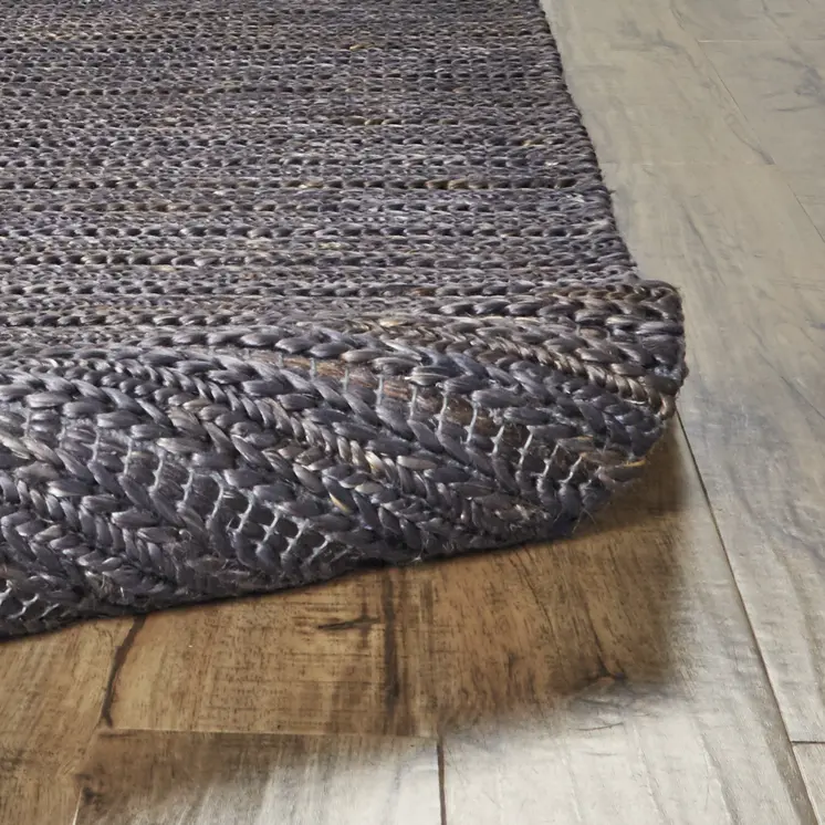 4' X 6' Brown Blue And Taupe Hand Woven Area Rug